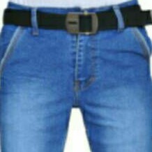 Celana Jeans Pendek Pria Skinny Cowok Casual Slim Fit Ice Blue NR_Outfit Official COD