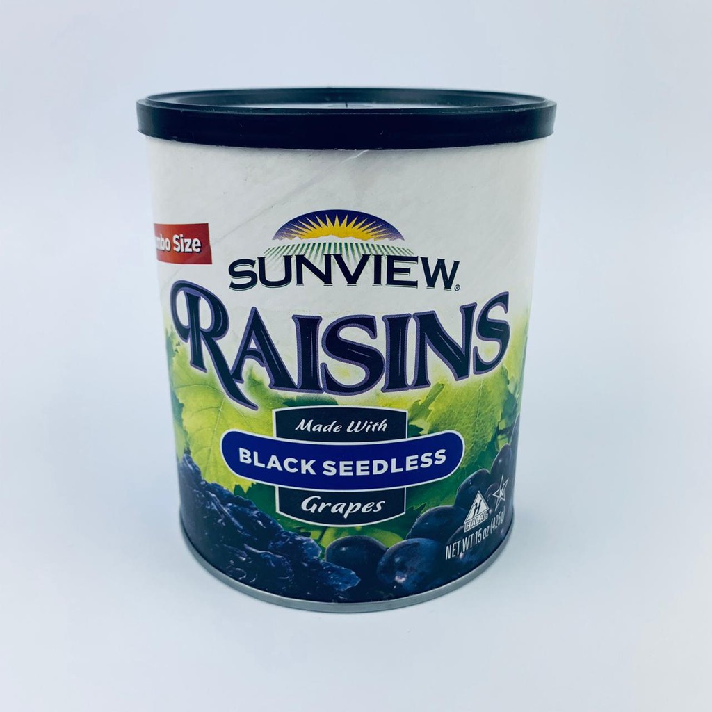 sunview / Raisins / Manisan anggur mix / Black Seeless / Manisan /425g