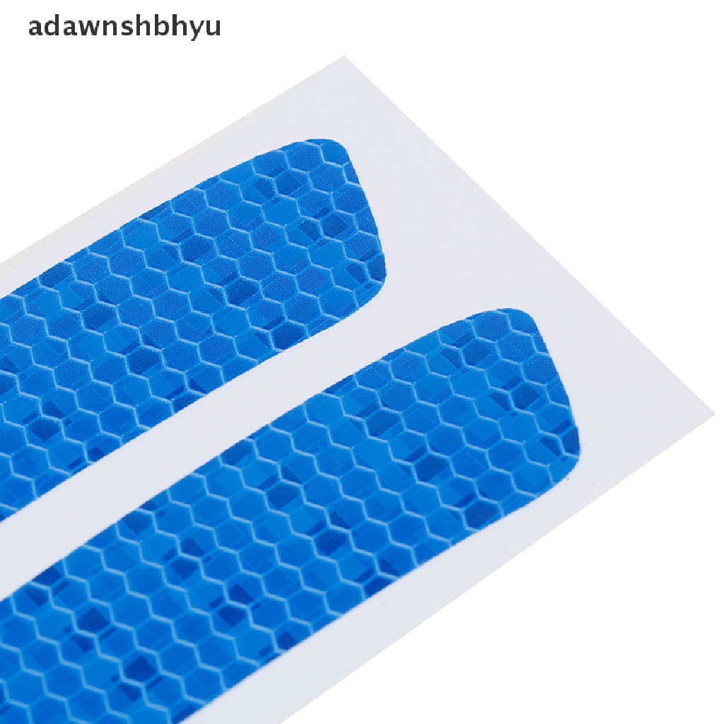 Adawnshbhyu 2Pcs Stiker Stiker strip Peringatan Reflektif bumper Mobil