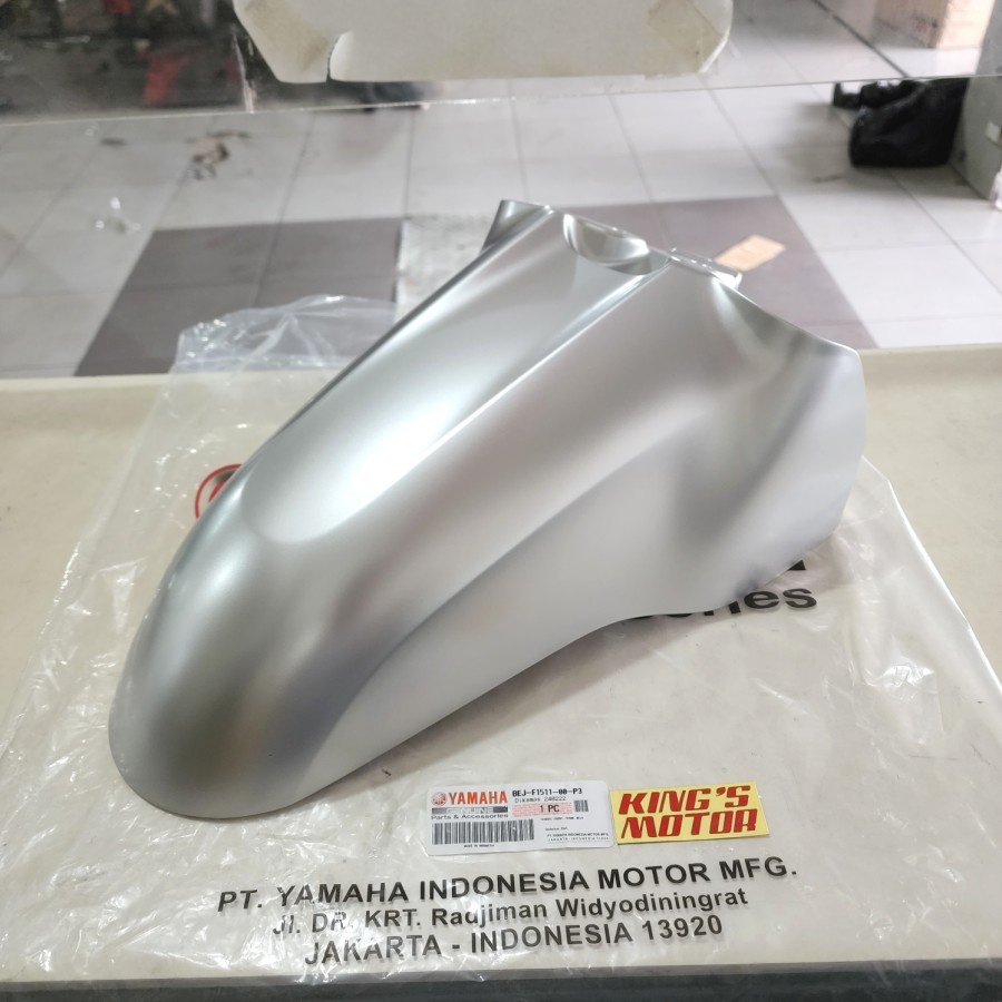 SPAKBOR DEPAN FAZZIO FAZIO SILVER DOFF ASLI YAMAHA BEJ F1511 P3