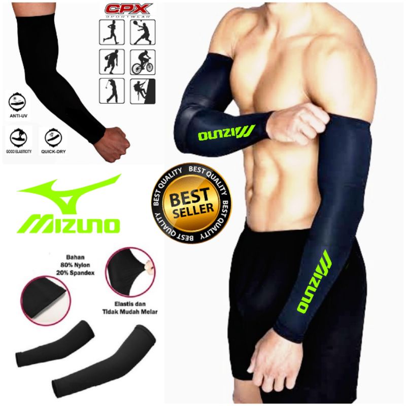 Manset tangan voli isi sepasang hand Sleeve arm sleve Dekker lengan MIZ UNO manset tangan knee pad