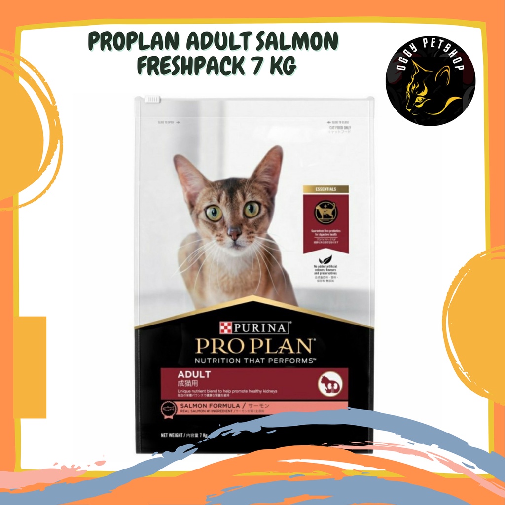 [GRAB GOJEK] PRO PLAN Cat Adult Salmon Formula Proplan Makanan Kucing Freshpack 7 Kg