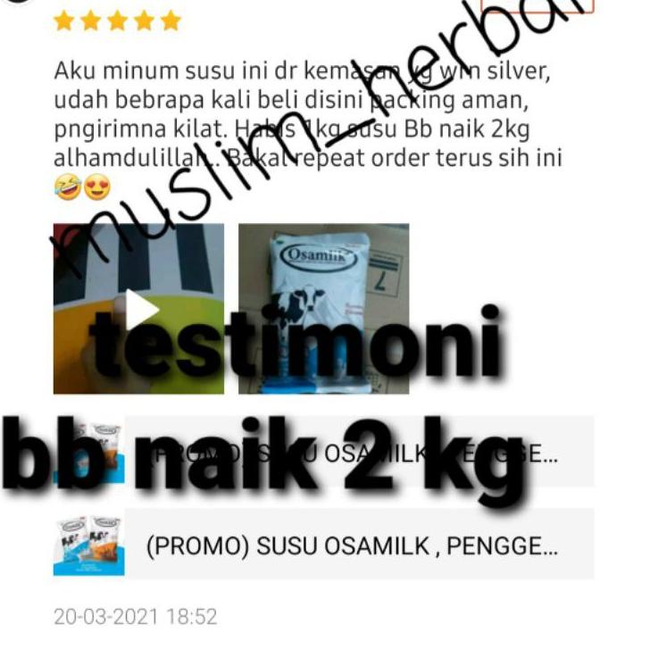 

⚡COD⚡ (PROMO) SUSU OSAMILK , PENGGEMUK BADAN produck terlaris