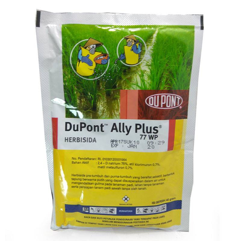 Ally plus 77WP 40gr Herbisida Obat Pembasmi Rumput Selektif Untuk Tanaman Padi