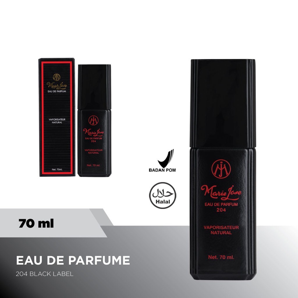 Marie Jose Eau De Parfum 204 - Black Label 70ml