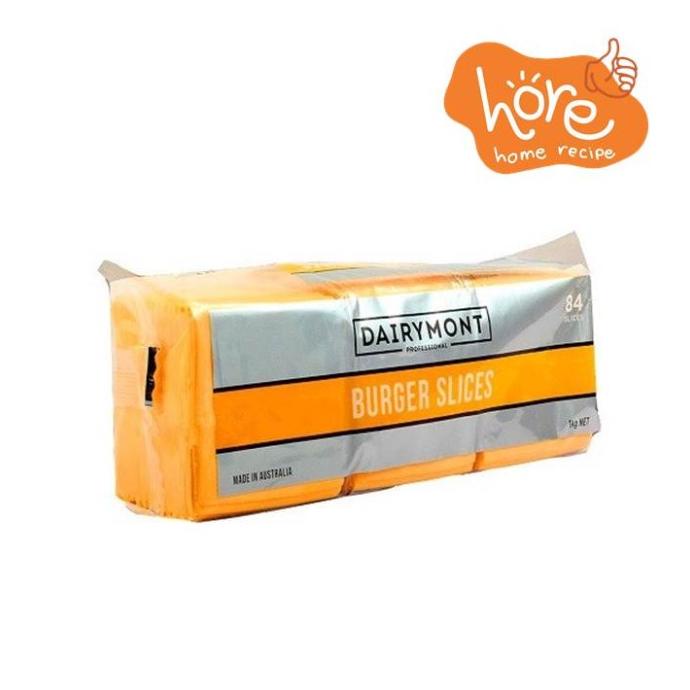 

BAYAR COD DAIRYMONT Cheese Cheddar Burger Slice Orange / Keju Slice 84 slices