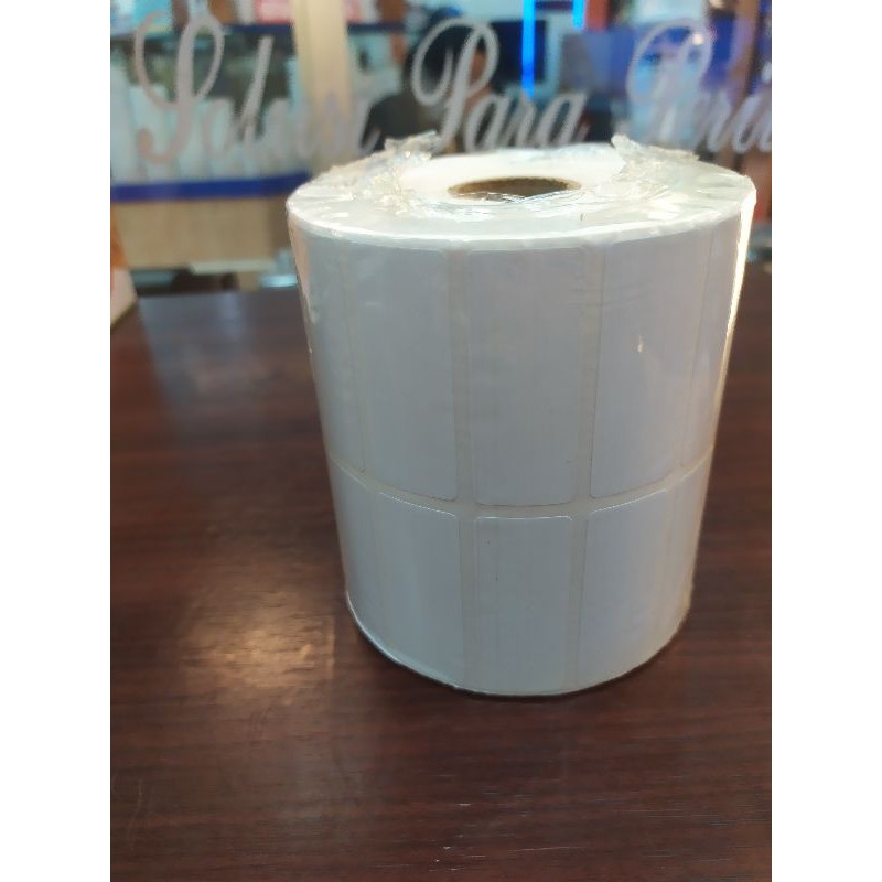 Label barcode ukuran 50x20 2 baris
