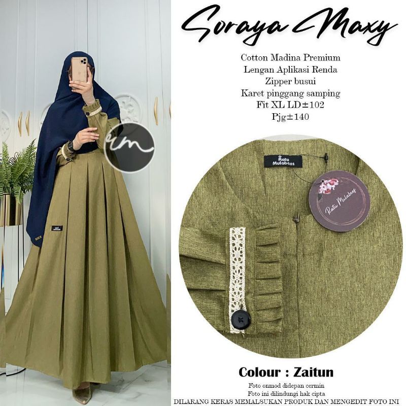SORAYA CASUAL MAXY ori by Ratu mulabees