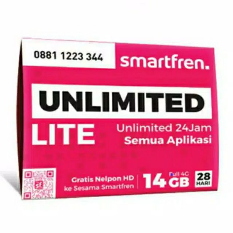 Perdana Smartfren 28hari Unlimited Lite 500mb Perhari