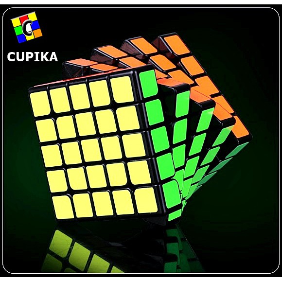 Rubik 5x5 QIYI MS Magnetic Magnet Original Stickerless