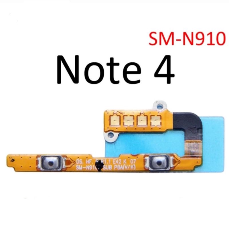 Flexible volume Samsung Note 4 SM N910