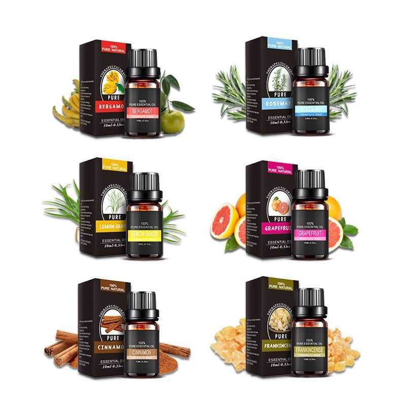 Terlariss !! Eighteen Pure Essential Fragrance Oils Minyak Aromatherapy 10ml 6PCS