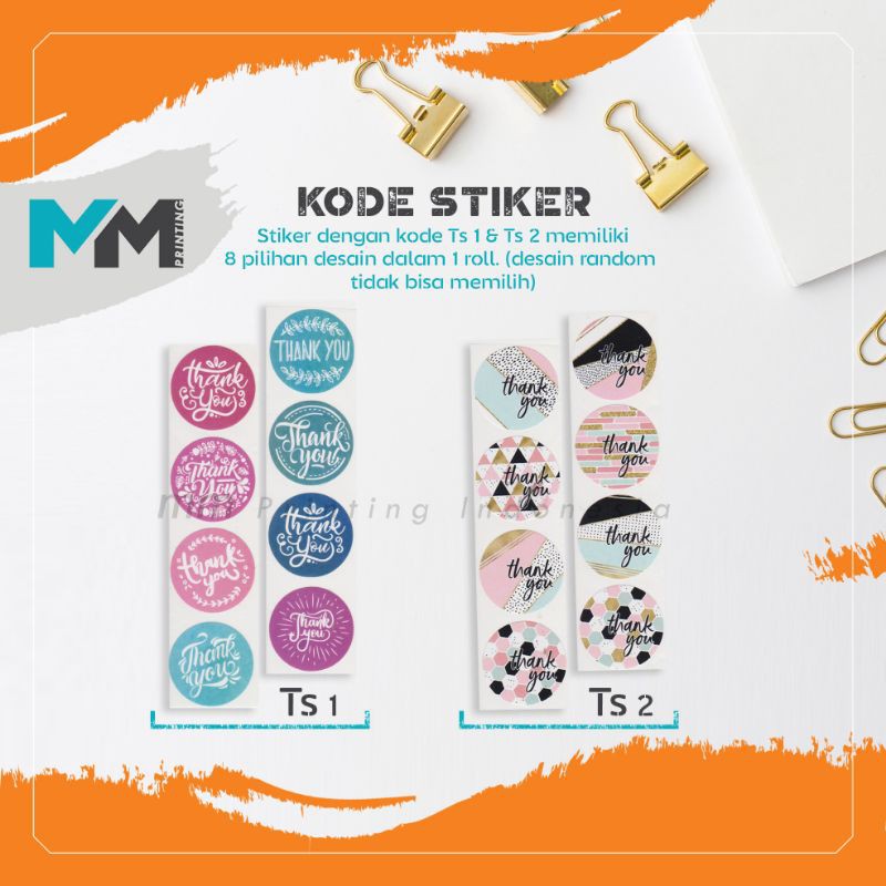 [20pcs] Stiker Thank You/Stiker terima kasih/stiker segel/Stiker segel kemasan [Part 1]-1