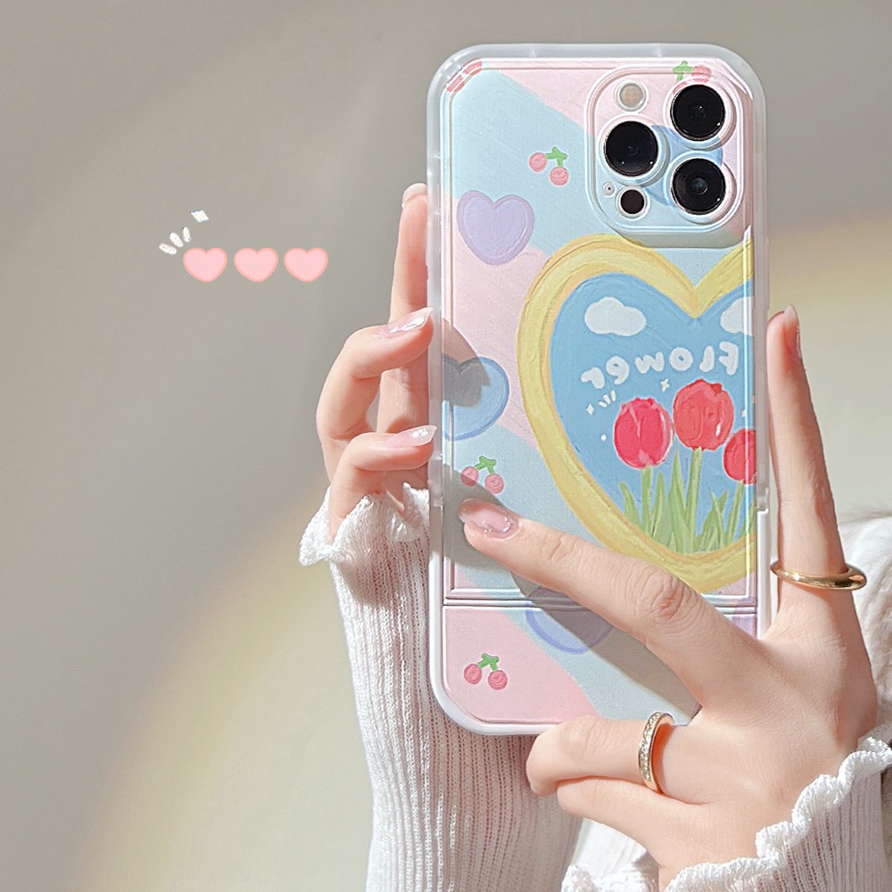 Soft Case TPU Motif Lukisan Minyak Untuk iPhone 13 13pro 13prm 11 7Plus 8Plus Xr XS 13 12pro Max