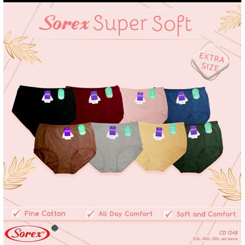 CD sorex Celana dalam Sorex 1248 uk EQL QQL QXL Jumbo Termurah