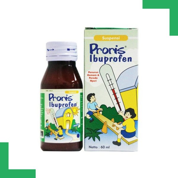 PRORIS SIRUP 60 ML IBUPROFEN obat demam anak