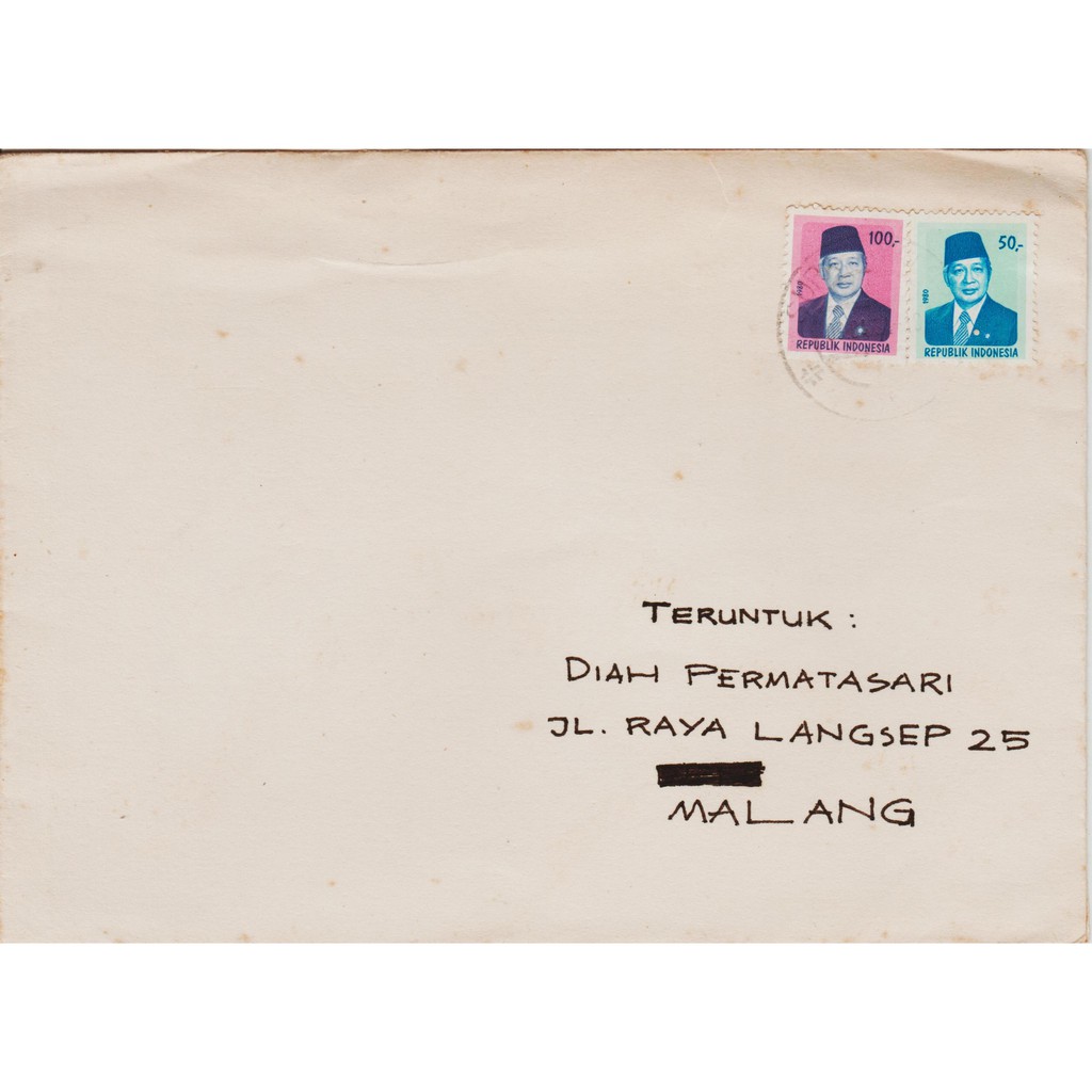 

Perangko Filateli A3-24 Indonesia Cover To Malang