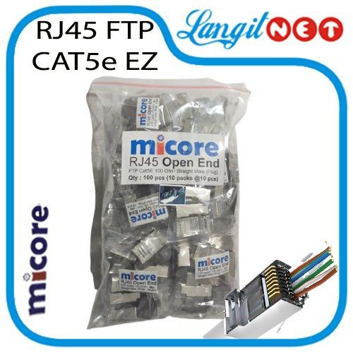 MICORE CONNECTOR EZ RJ 45 FTP CAT 5e ANTI GAGAL