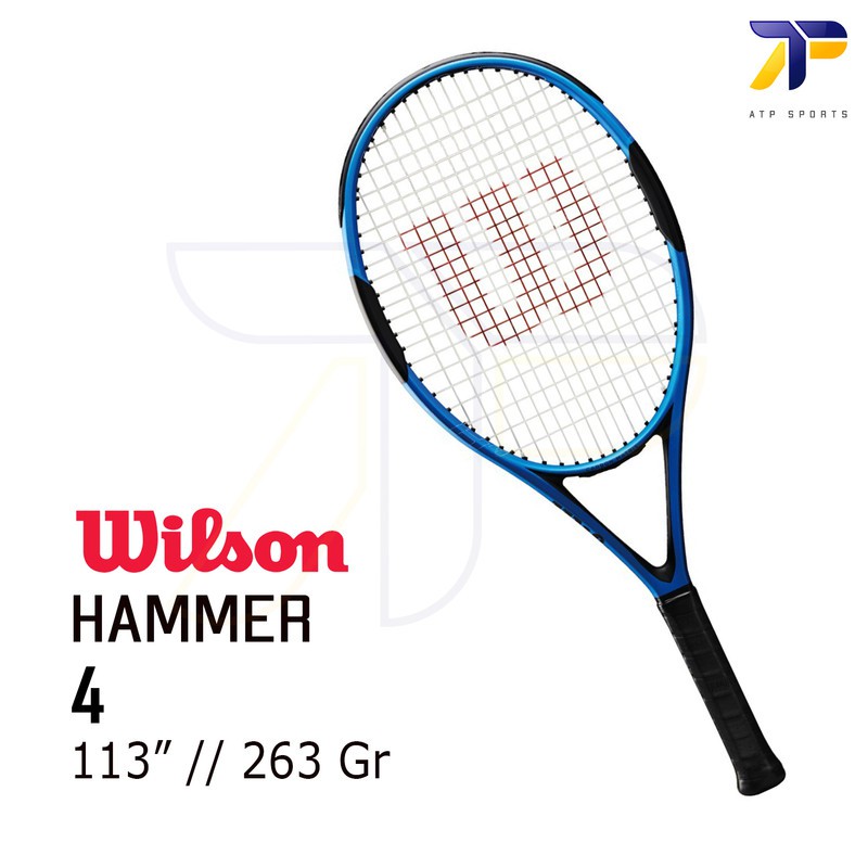 Raket Tenis Tennis Wilson H4 HAMMER 4 Carbon Matrix 113 263 G Gram