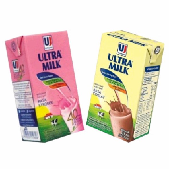 

Susu Ultra 125ml 2 varian Cokelat/ Strawberry