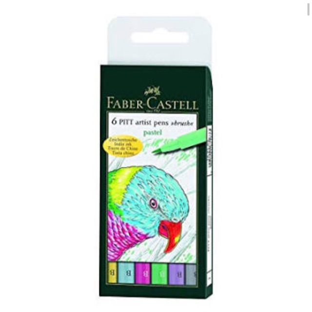 

Pitt Artist Pen Brush Pastel set 6