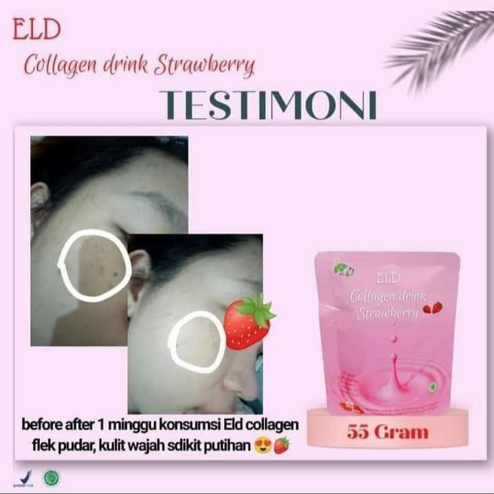 [BPOM] ELD Collagen Drink + Vit C Pemutih Badan dan Pelangsing Badan