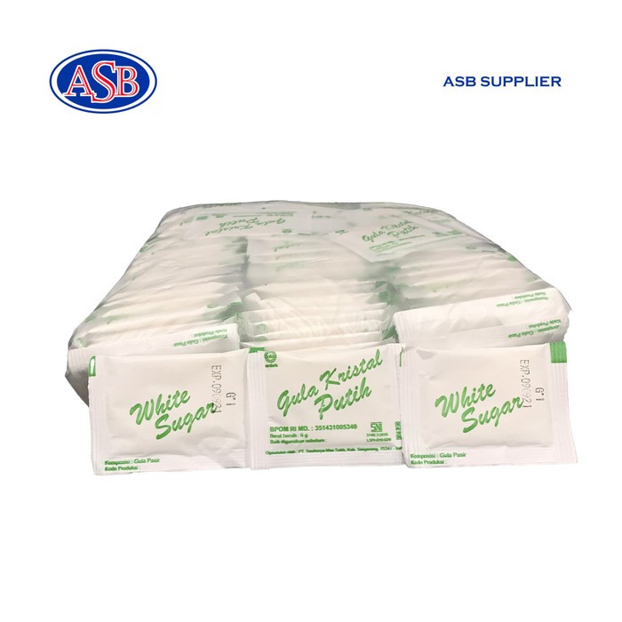 

WHITE SUGAR SACHET GULA PUTIH 250 PCS