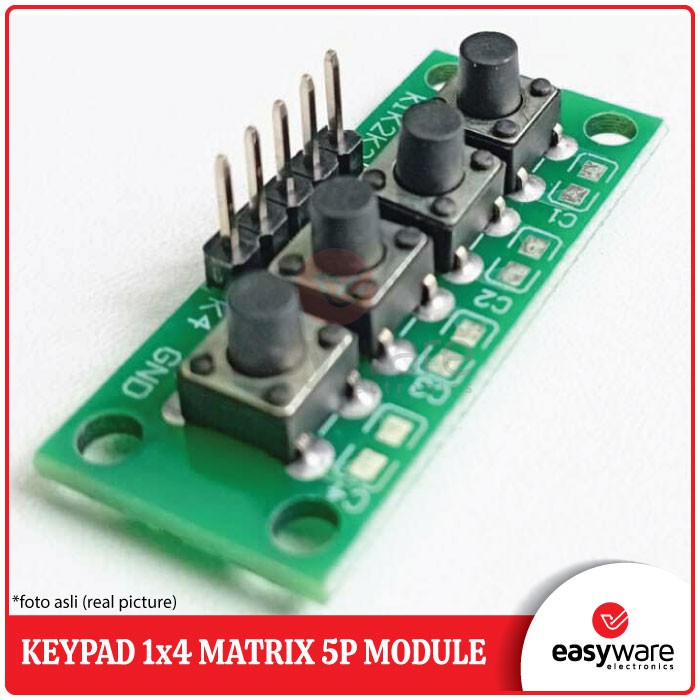 KEYPAD 1x4 MATRIX 5P MODULE