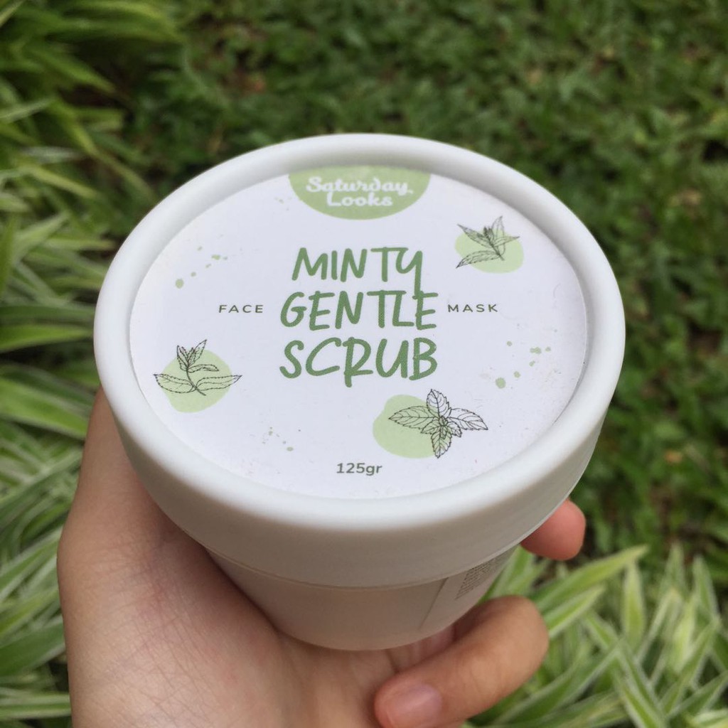 SATURDAY LOOKS Minty Gentle Scrub Face Mask  125 g