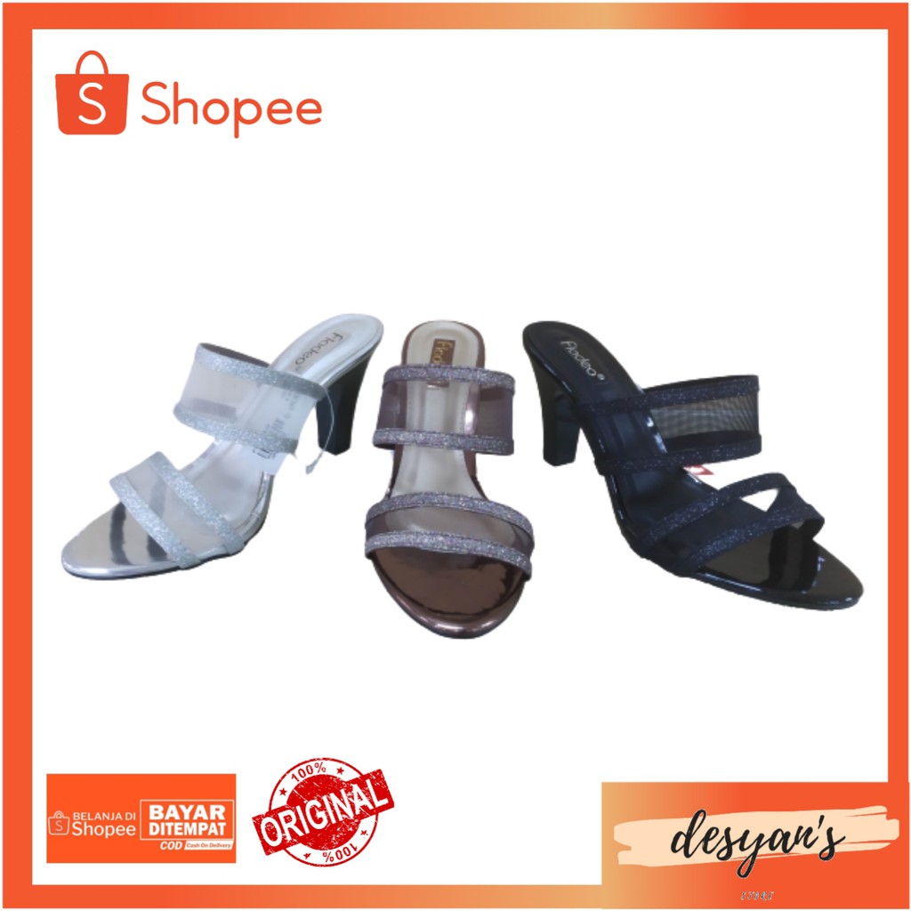 Sandal pesta wanita fladeo