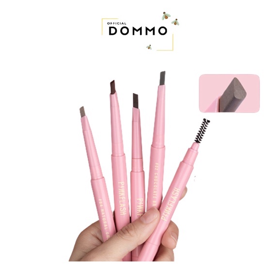 DOMMO - D8146 PINKFLASH OhMyEmoji Automatic Eyebrow Pencil PFE02 Lasting 8hWATERPROF E09