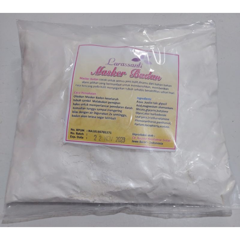 MASKER BADAN LARASSANTI 1 KG (BPOM)