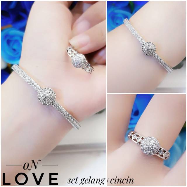 Xuping set perhiasan lapis emas 24k 0712i