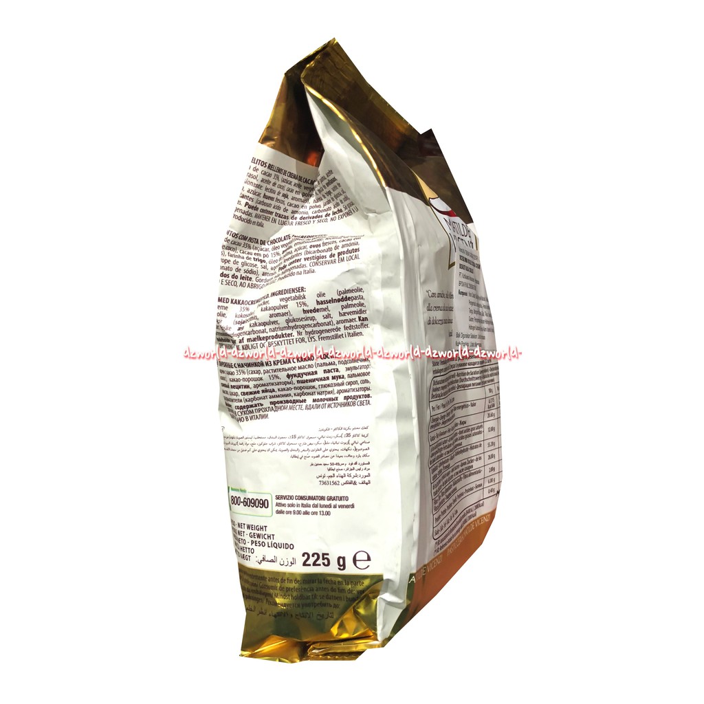 Matilde Vicenzi Minivoglie Asticcini Ripieni Con Crema 225gr