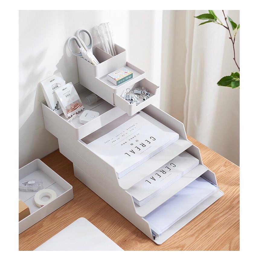 Desktop Organiser Dokumen Kantor Tray