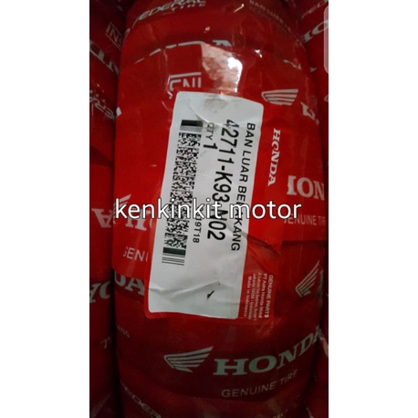 [DIJAMIN ASLI] BAN SCOOPY 2017 BELAKANG - HONDA 110/90 - 12 -ORIGINAL