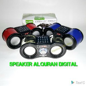 speaker Al Qur an digital model teropong