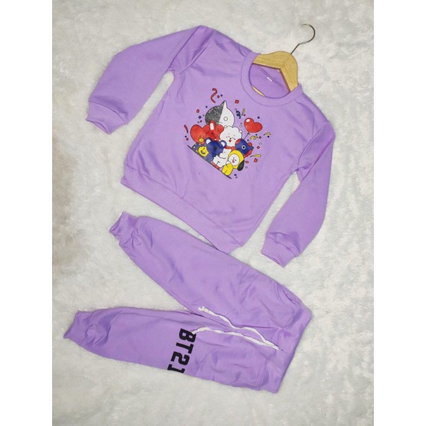 SETELAN ANAK JOGER BTS21