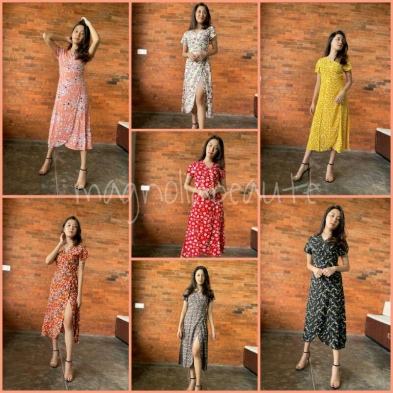 Kimono Dress Multicolor Rayon Premium | Casual Dress Korea | Kimono Wanita