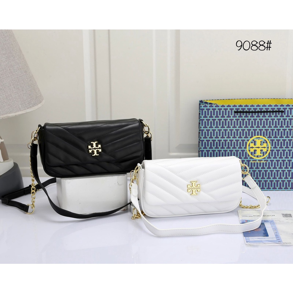 TAS WANITA BATAM IMPORT TORY BURCH SHOULDER BAG 9088 KWALITAS SEMI ORIGINAL