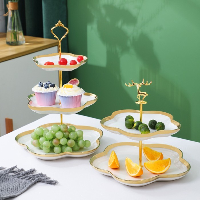 [IMPORT] Fleur Cake Tier / Rak Kue / Tempat Kue bertingkat
