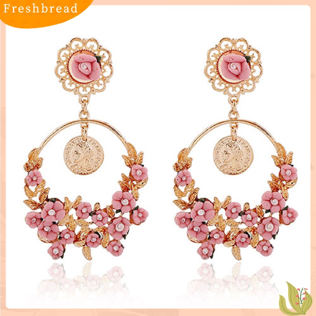 [Fresh] Anting Tusuk Model Bunga untuk Wanita