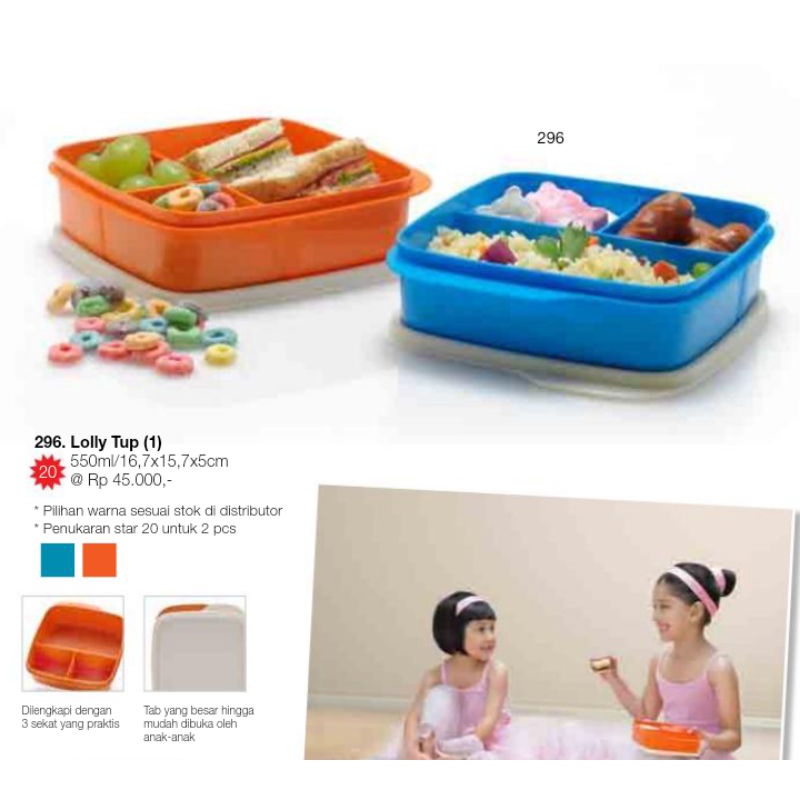 Tempat Makan Lolly tup Tupperware