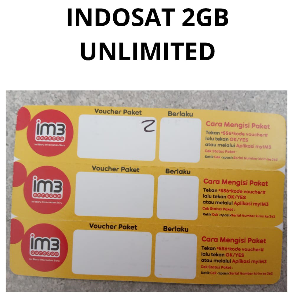Vo INDOSAT 2GB UNLIMITED