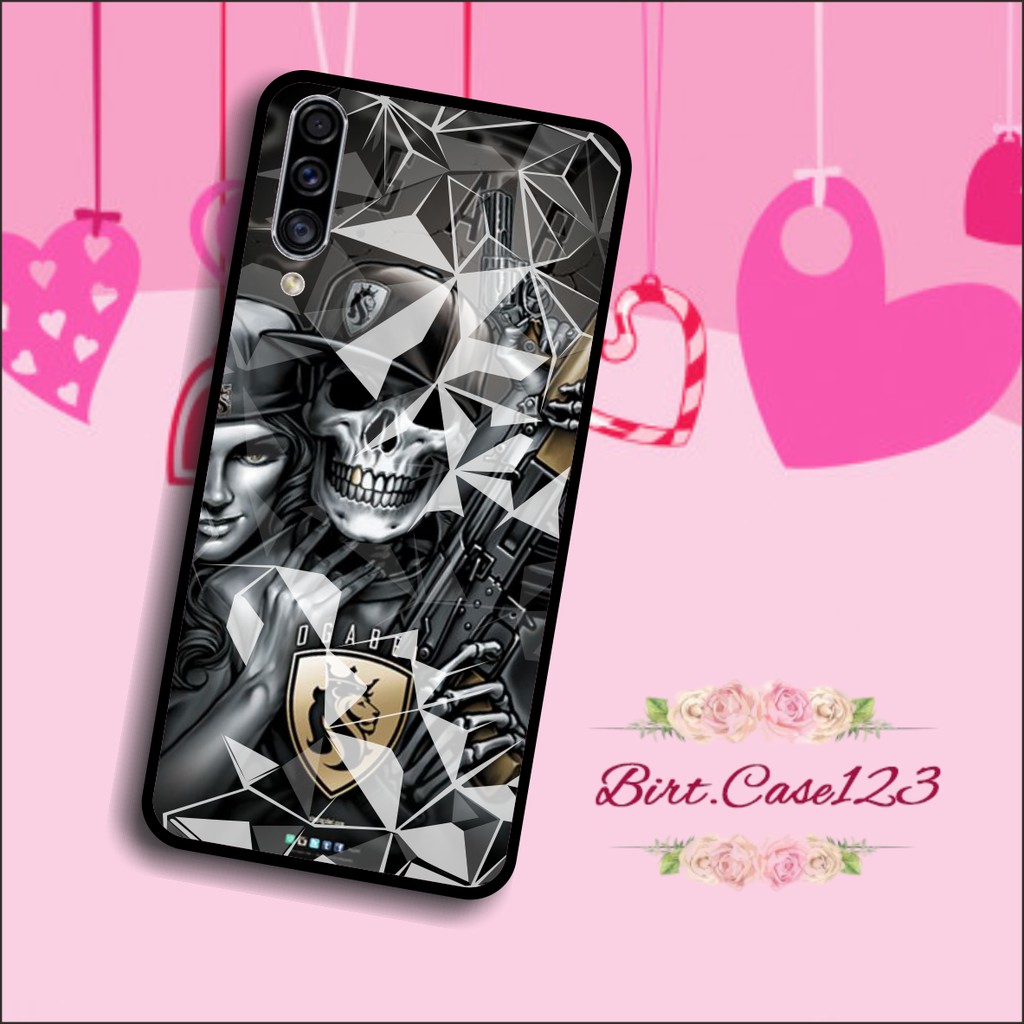 softcase diamond gambar SKULL Oppo A3s A1k A5 A9 2020 A7 F9 A5s A31 A52 A92 A37 A53 A83 F1s BC509