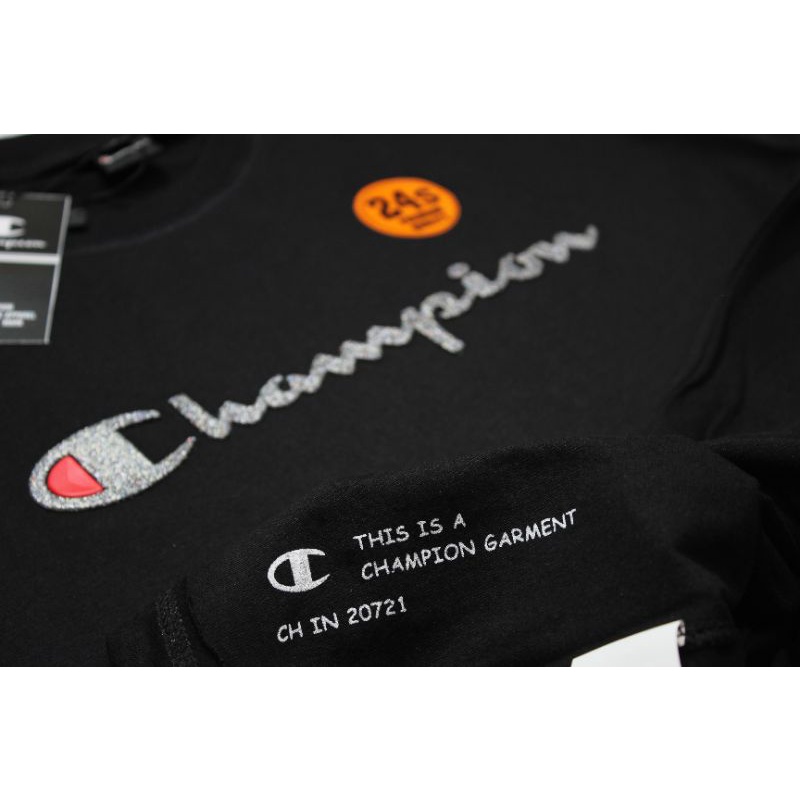 BAJU KAOS PRIA CHAMPION FLOKING / TIMBUL ORIGINAL PREMIUM HIGH QUALITY