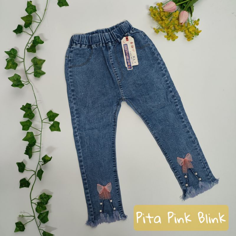 Celana Jeans Anak Perempuan Import Premium 5-10 Tahun