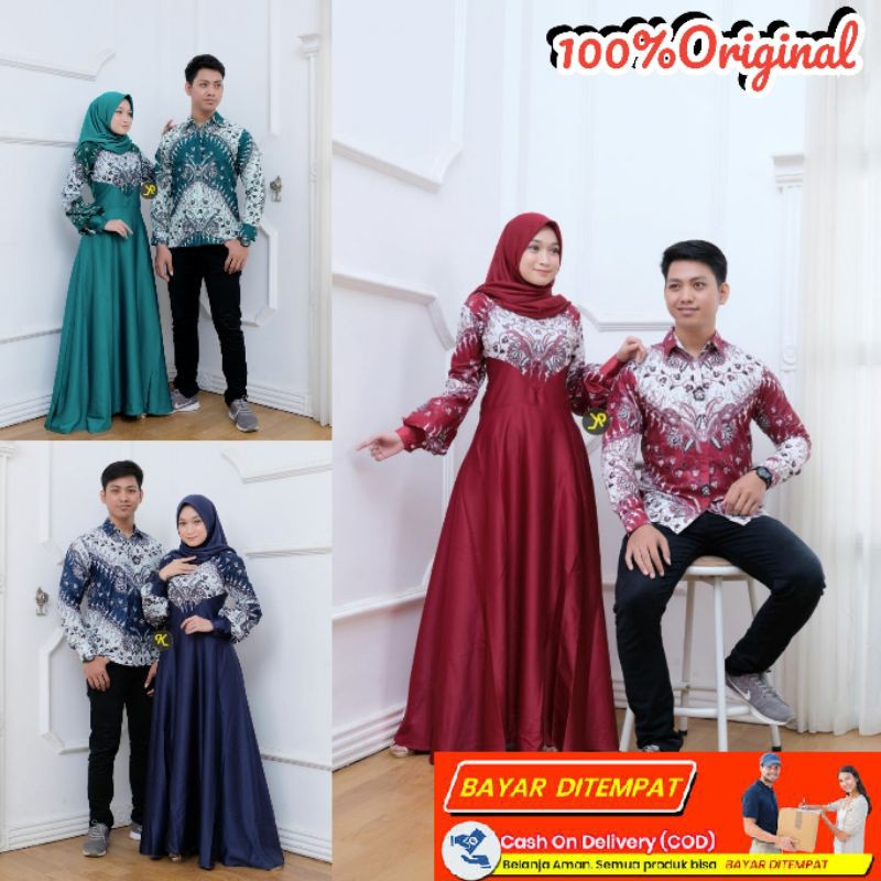 GAMI   S COUPLE BATIK MUSLIM BAJU KELUARGA GAUN PAKAIAN