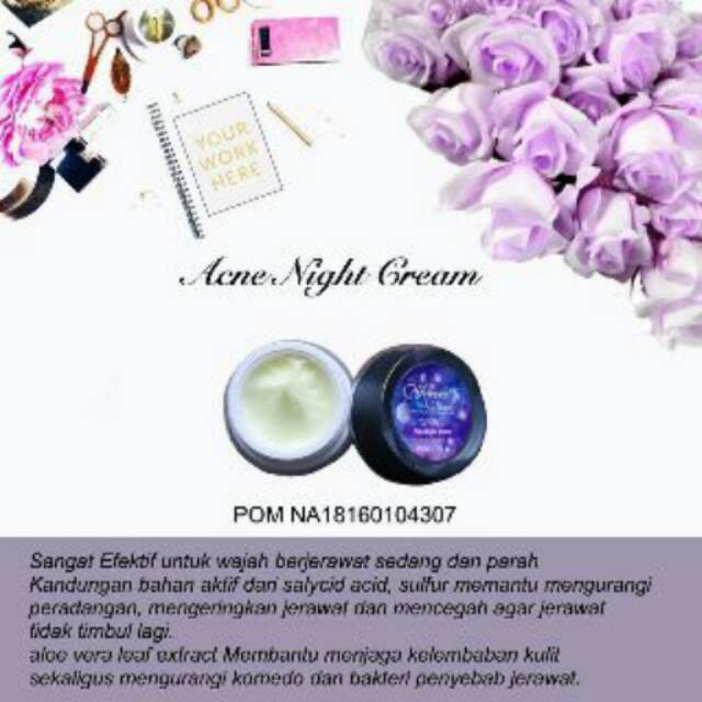Adeeva acne night cream