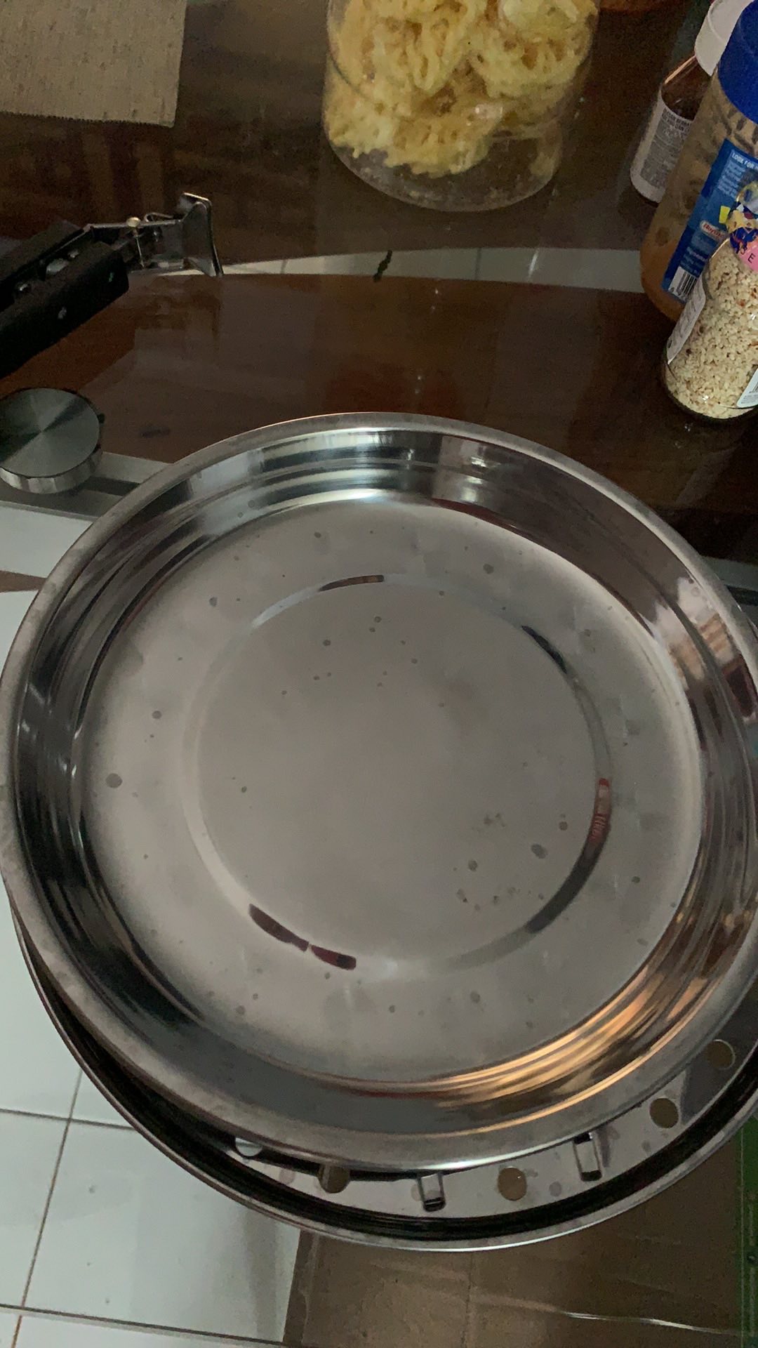 Homemaster Piring Stainless Multifungsi Ekonomis 0.3 Mm 22 Cm Model C Plate03c22